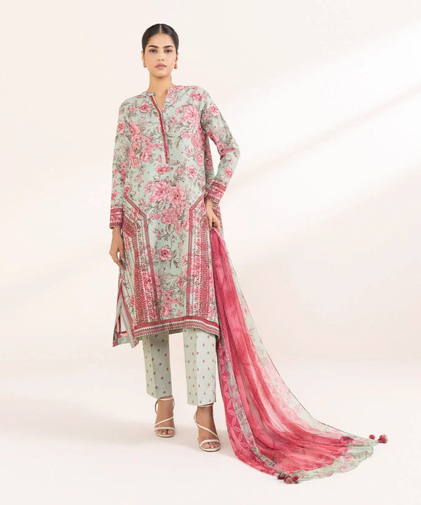 Sapphire 2 Piece - Printed Khaddar Suit - U2DDY24V85
