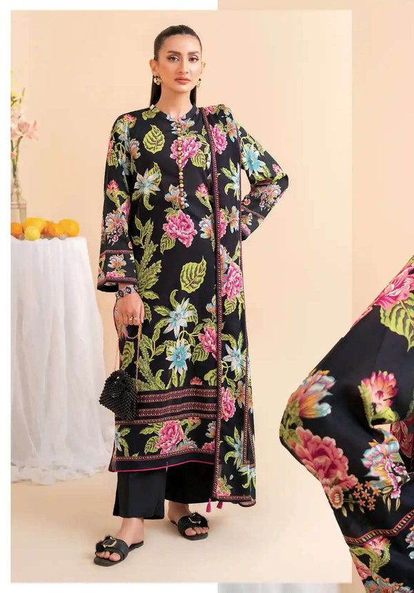 SIBINA Unstitched Luxury Lawn 3PC - A2