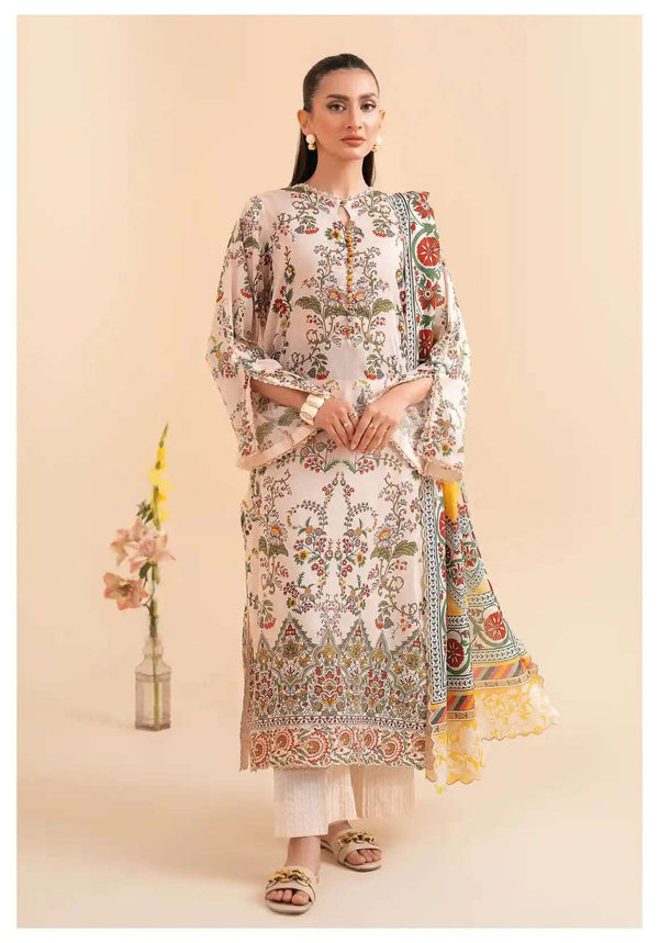 SIBINA Unstitched Luxury Lawn 3PC - A8