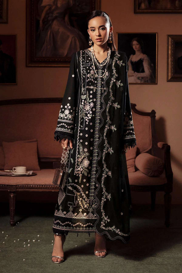 Nureh 3Pc Embroidered Lawn Suit with Chiffon Dupatta | FE-12