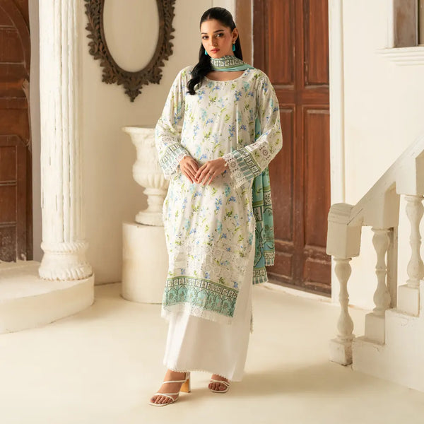 Salina Printed Linen By Regalia - SLV1-1