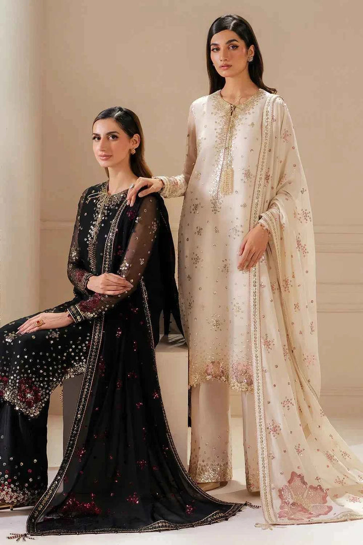 Jazmin Luxury Chiffon Embroidered Collection Unstitched - UC 3070