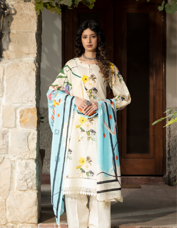 3PC Paltar Summer's Gulbahar Premium Lawn Collection