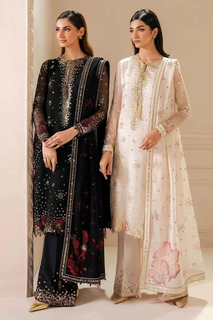 Jazmin Luxury Chiffon Embroidered Collection Unstitched - UC 3070