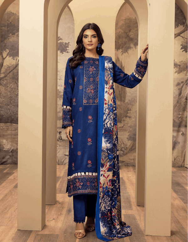 MEHARMA by KHOOBSURAT Peach Leather Embroidery Collection 01