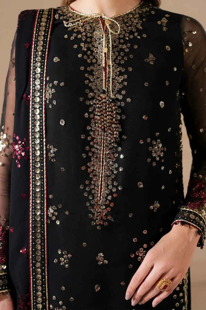 Jazmin Luxury Chiffon Embroidered Collection Unstitched - UC 3070