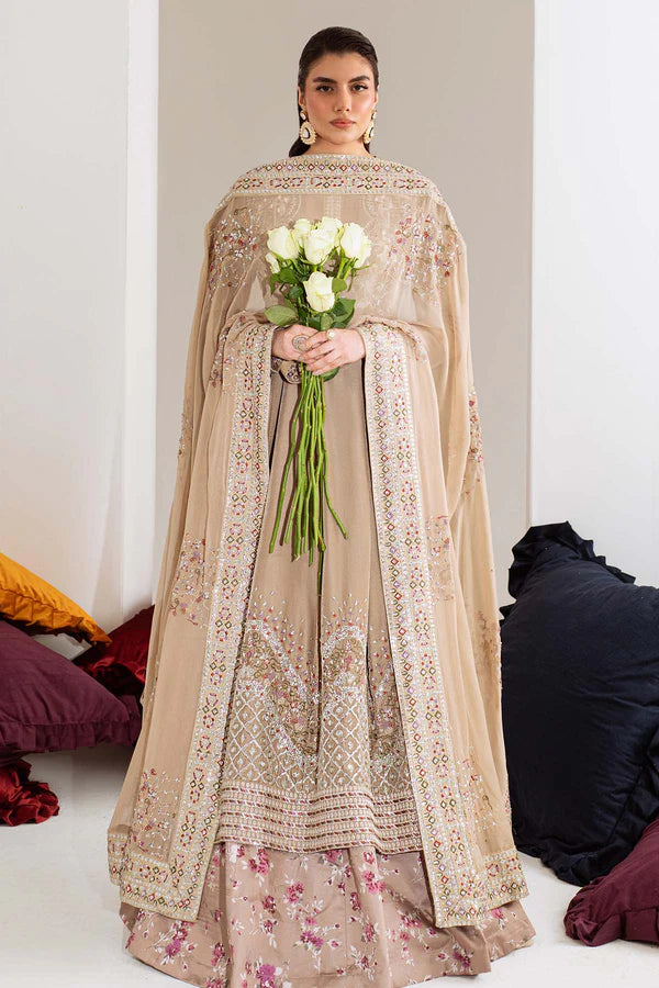 Nureh 3Pc Embroidered And Embellished Velvet - NW-108 - RUBAB CLOSET