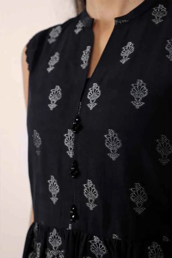 SAYA Unstitched Jacquard Cotton 3 Piece