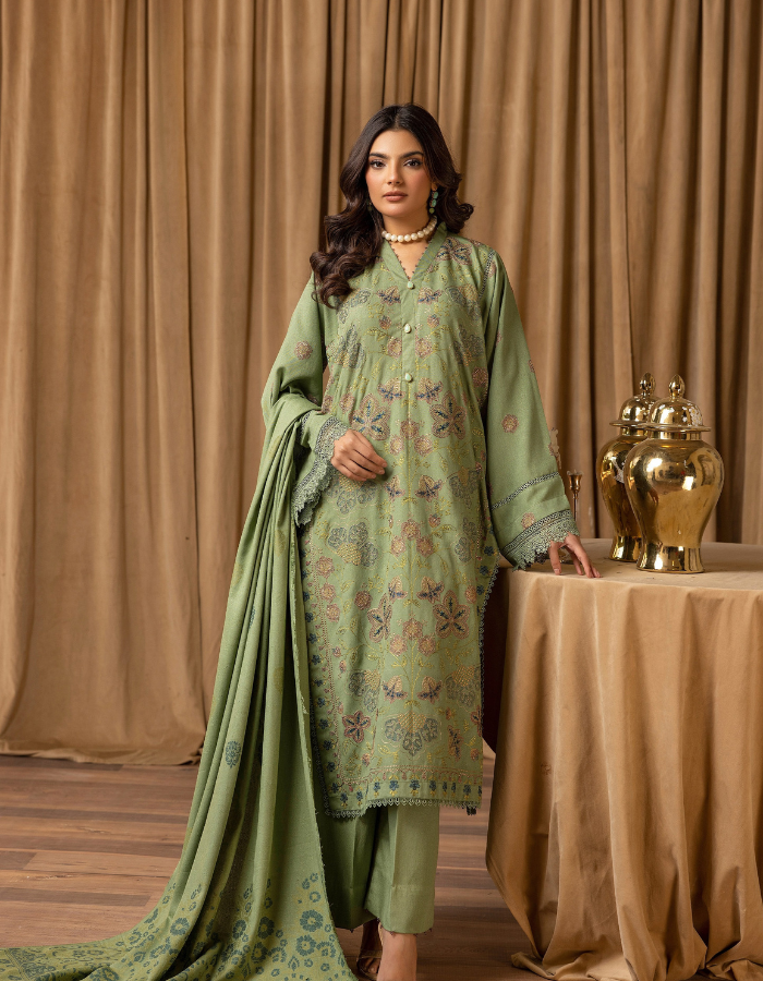 Dastoor Embroidered Karandi Collection by Khoobsurat  D-300