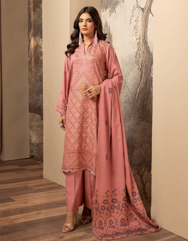 Dastoor Embroidered Karandi Collection by Khoobsurat  D-301