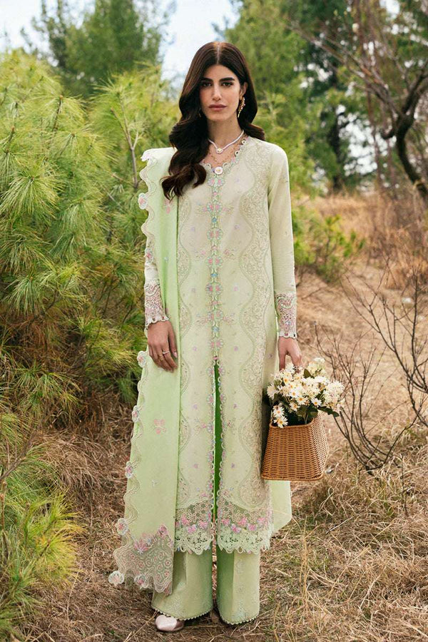 Qalamkar 3PC Qlenikari Lawn'25 | DC-14 Meline