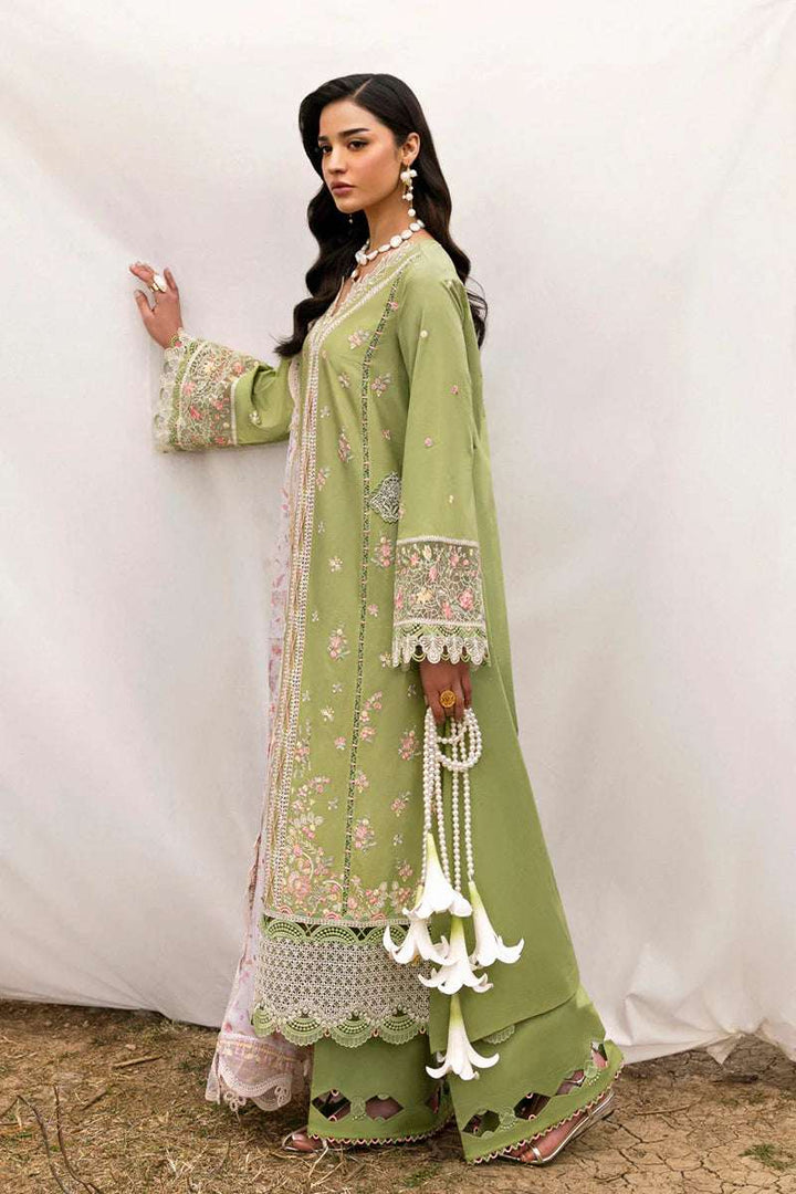 Qalamkar 3PC Qlenikari Lawn'25 | DC-01 Lovisa