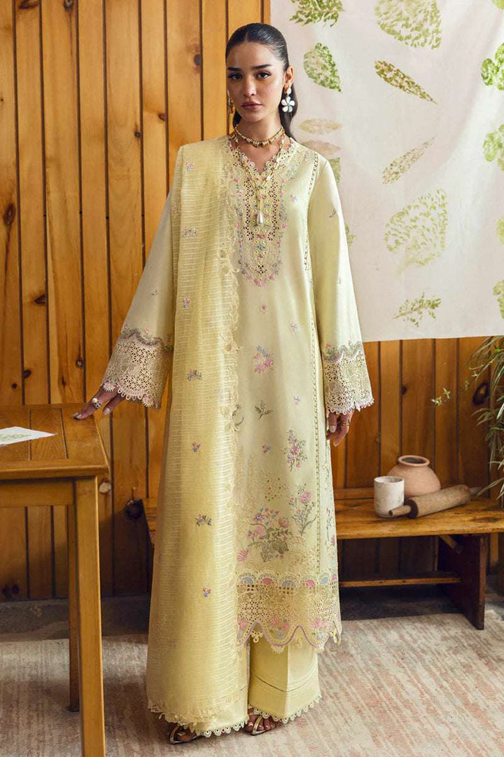 Qalamkar 3PC Qlenikari Lawn'25 | DC-04 Keva