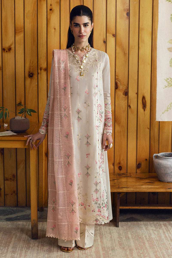 Qalamkar 3PC Qlenikari Lawn'25 | DC-07 Tyrah