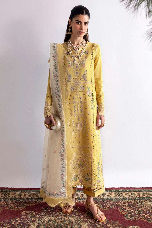 Qalamkar 3PC Qlenikari Lawn'25 | DC-09 Enya