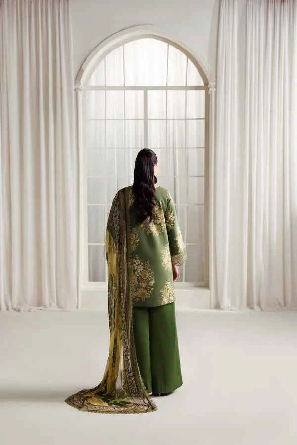 NAQSH 3PC Digital Printed Filament Viscose  - 00181