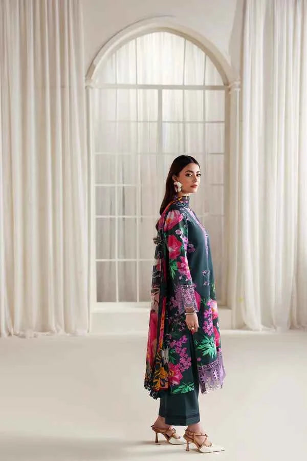 NAQSH 3PC Digital Printed Filament Viscose  - 00182