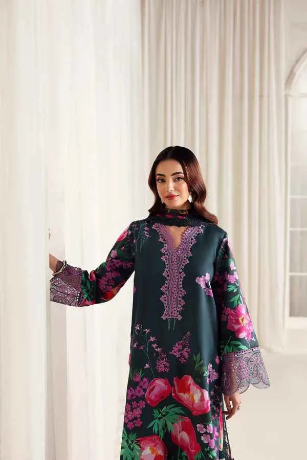 NAQSH 3PC Digital Printed Filament Viscose  - 00182