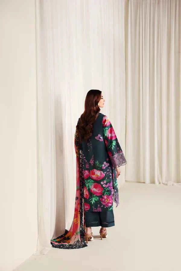 NAQSH 3PC Digital Printed Filament Viscose  - 00182