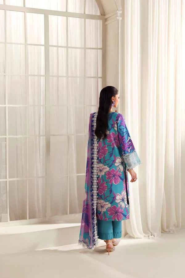 NAQSH 3PC Digital Printed Filament Viscose  - 00183