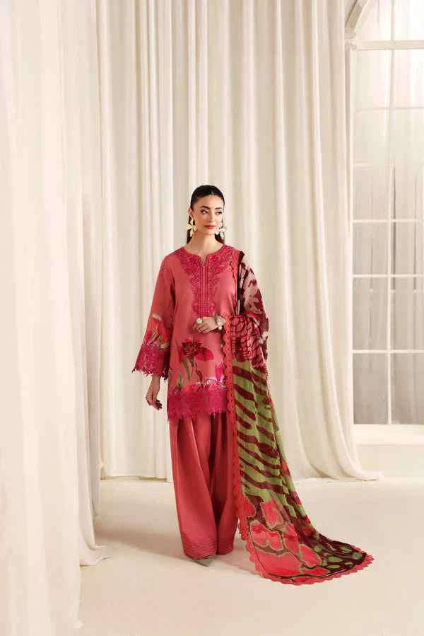 NAQSH 3PC Digital Printed Filament Viscose  -00180