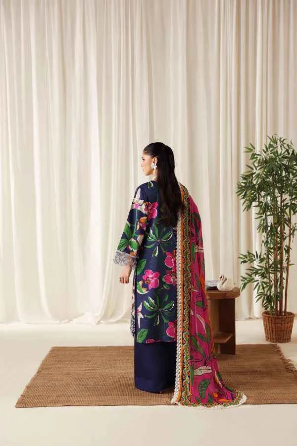 NAQSH 3PC Digital Printed Filament Viscose  -00190