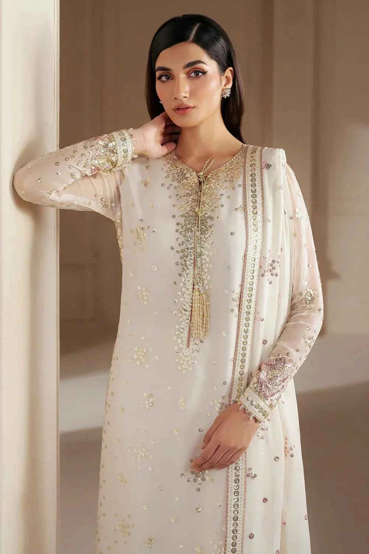 Jazmin Chiffon Embroidered Unstitched Collection - UC 3069