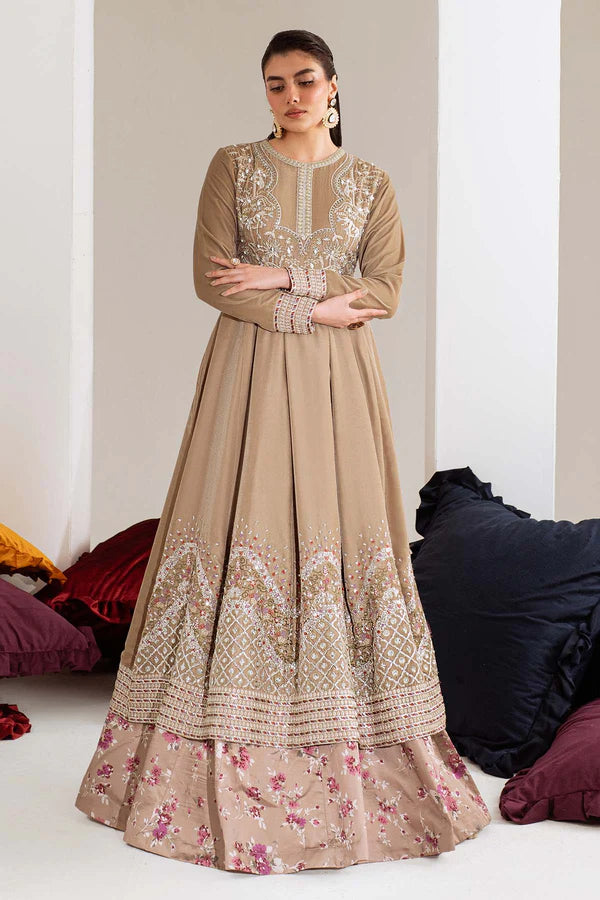 Nureh 3Pc Embroidered And Embellished Velvet - NW-108 - RUBAB CLOSET