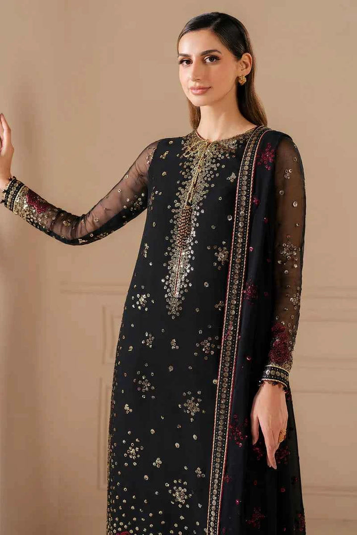 Jazmin Luxury Chiffon Embroidered Collection Unstitched - UC 3070