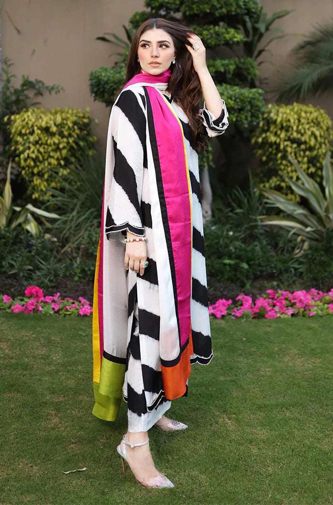 LULUSAR Silk 3PC Digital Printed - 866