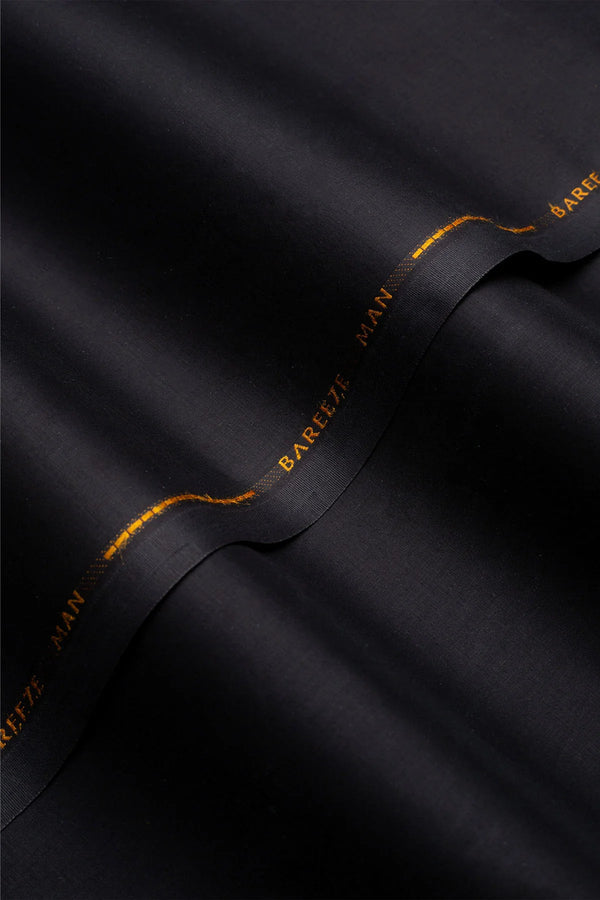 Bareeze Men Unstitched Cotton BLACK