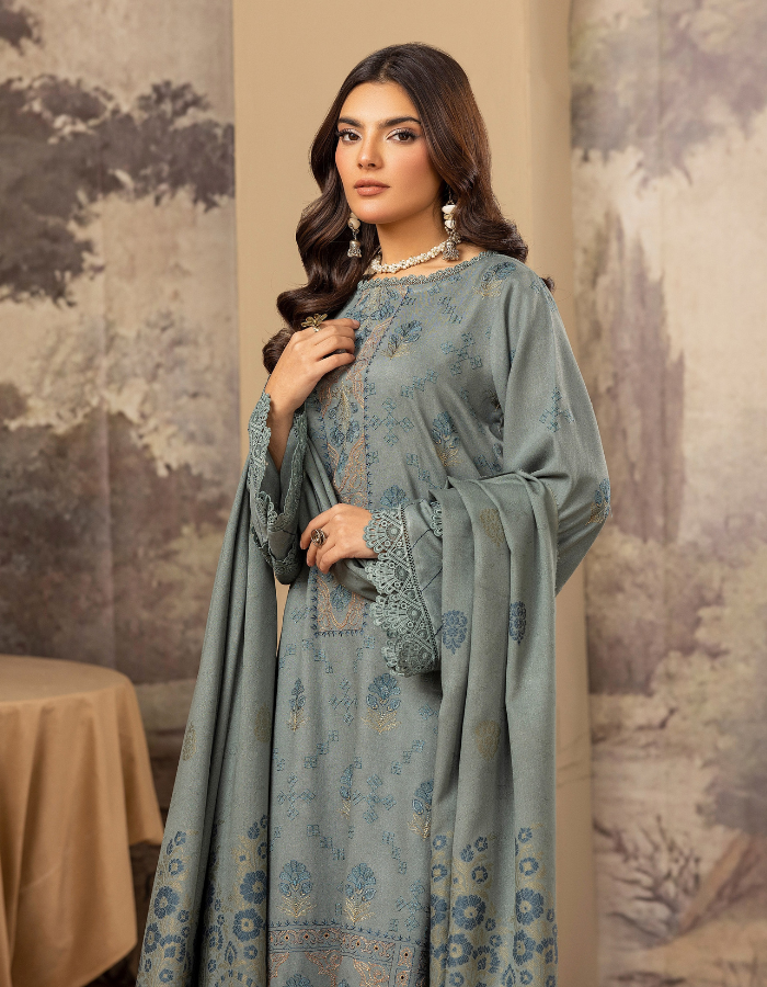 Dastoor Embroidered Karandi Collection by Khoobsurat  D-302