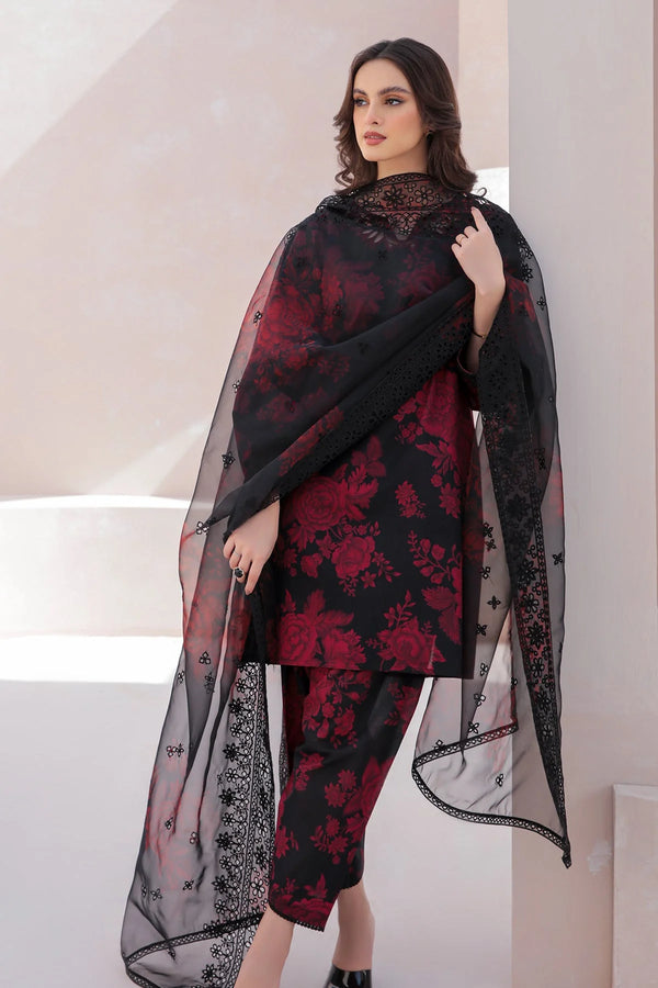 Unstitched 3 Piece Embroidered Lawn Suit – Maria B 2282