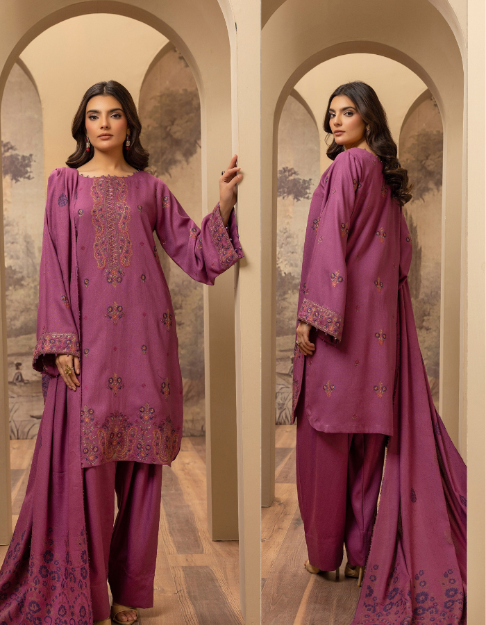 Dastoor Embroidered Karandi Collection by Khoobsurat  D-304