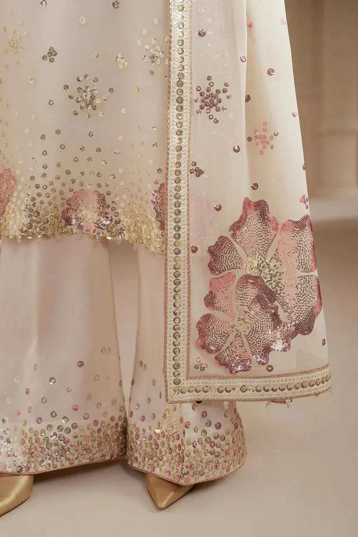 Jazmin Chiffon Embroidered Unstitched Collection - UC 3069