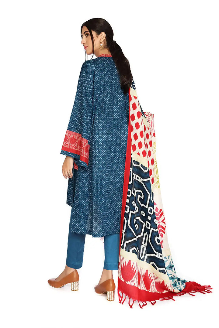 Nishat 3Pc Printed Khaddar Suite  | 42105010-R