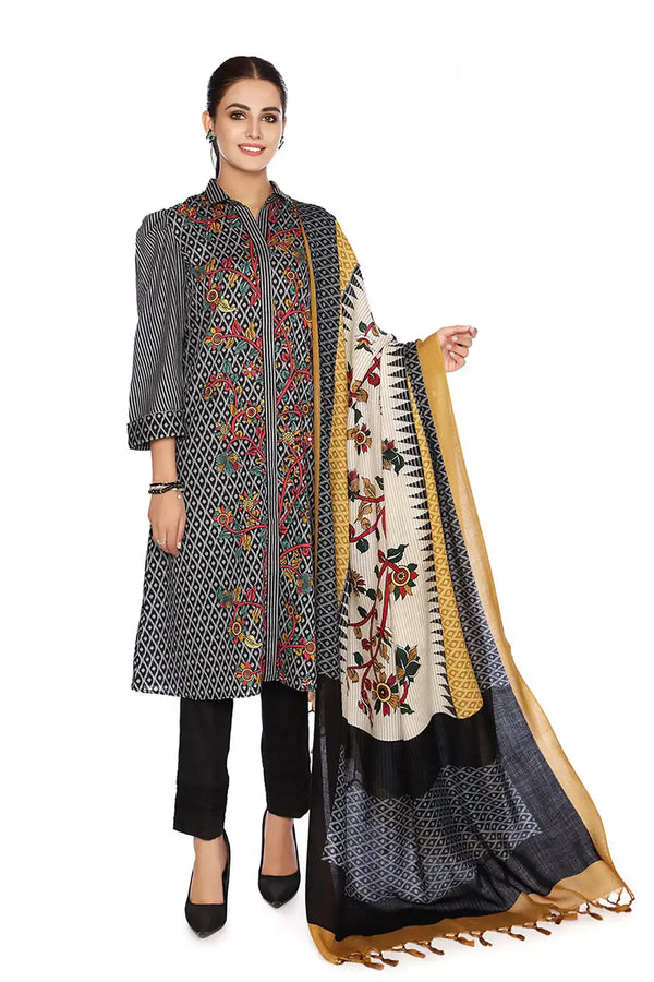Nishat 3Pc Printed Khaddar Suite  | 42105013-R