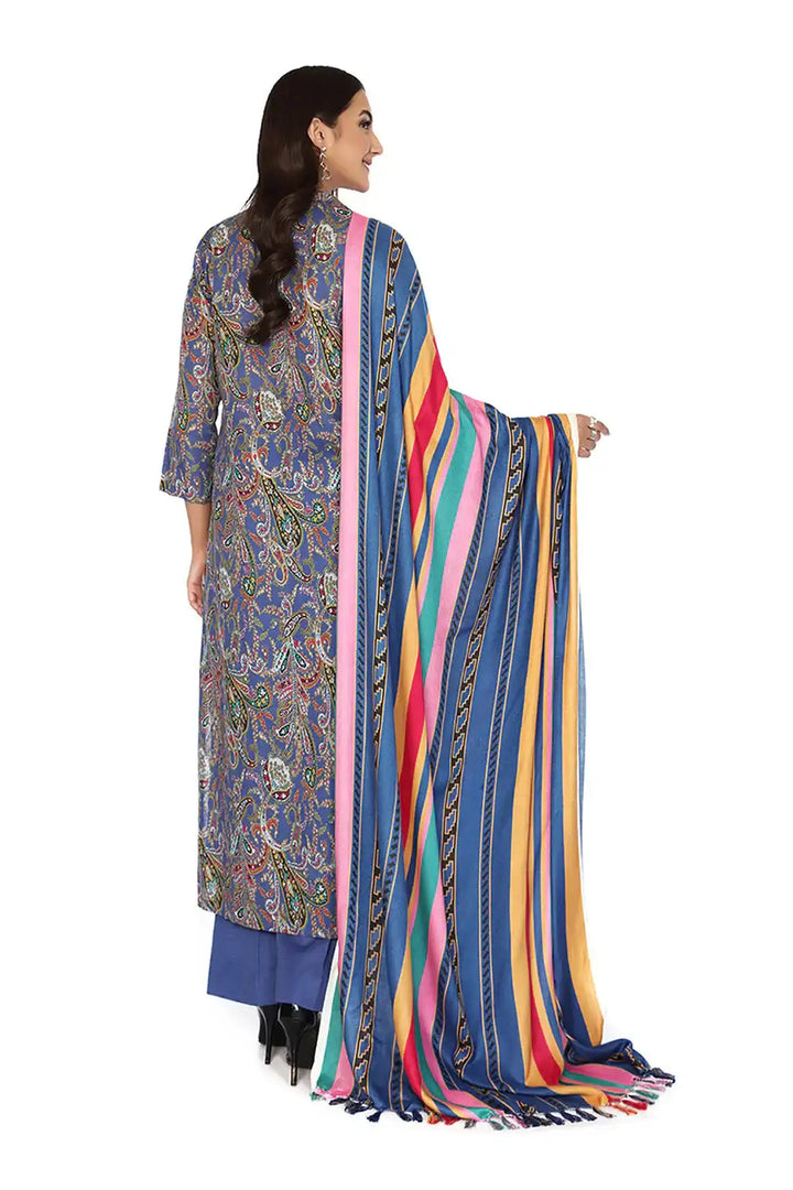 Nishat 3Pc Printed Khaddar Suite  | 42105079-R