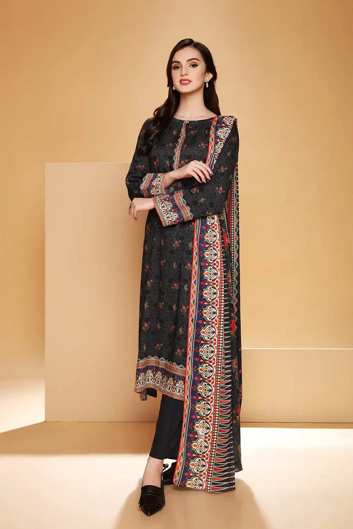 Nishat 3Pc Printed Khaddar Suite  | 42105103-R