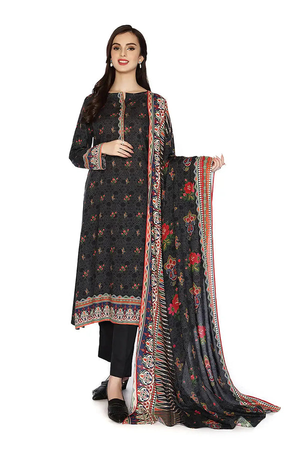 Nishat 3Pc Printed Khaddar Suite  | 42105103-R