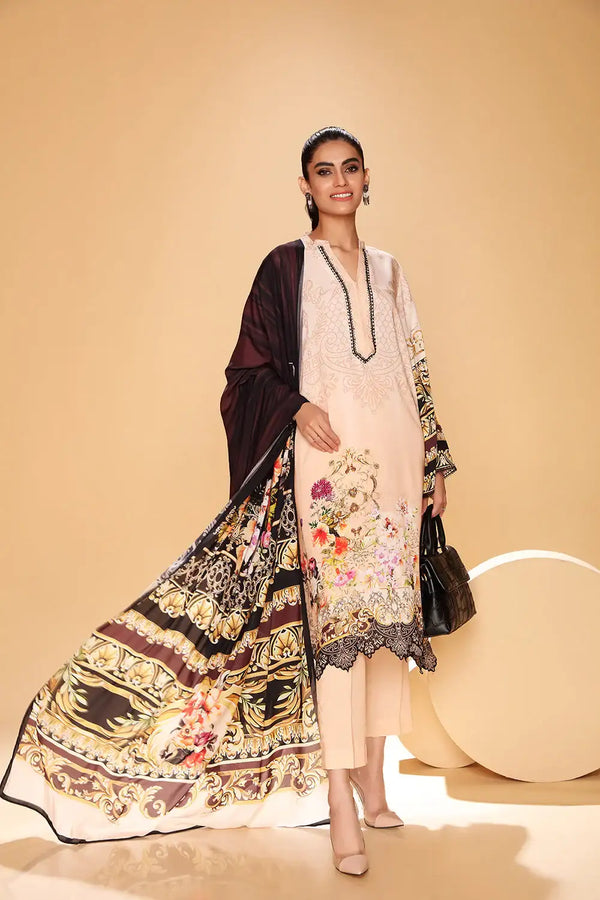 Nishat 3Pc Printed Khaddar Suite  | 42105117-R