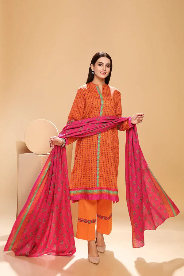 Nishat 3Pc Printed Khaddar Suite  | 42105122-R