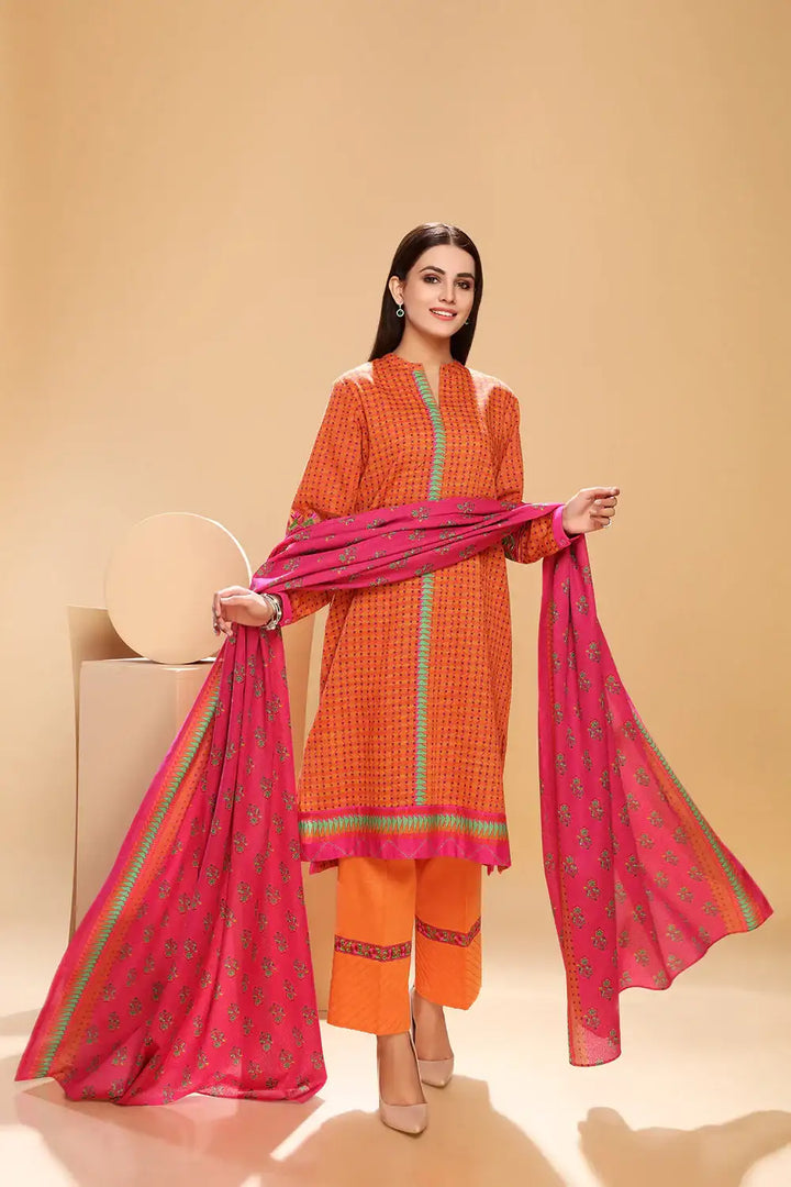 Nishat 3Pc Printed Khaddar Suite  | 42105122-R