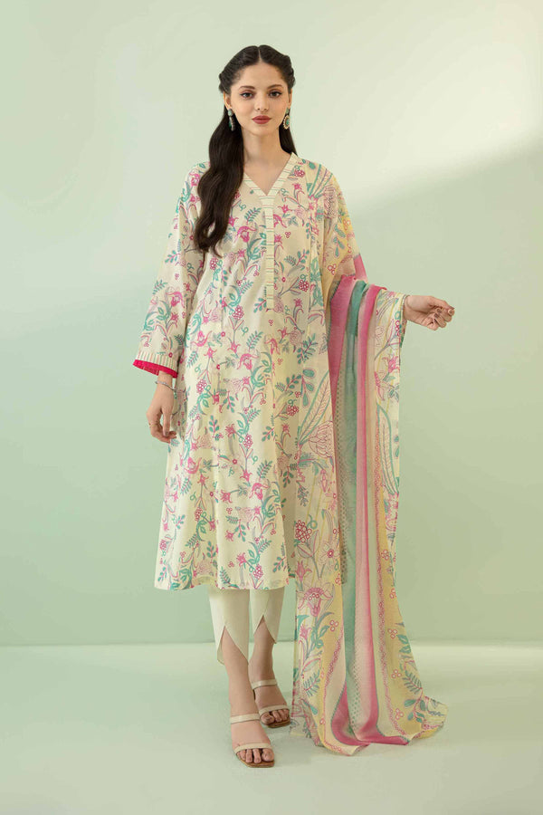 Nishat 3Pc Printed Lawn Vol 9 Summer'25 | 42302115-R
