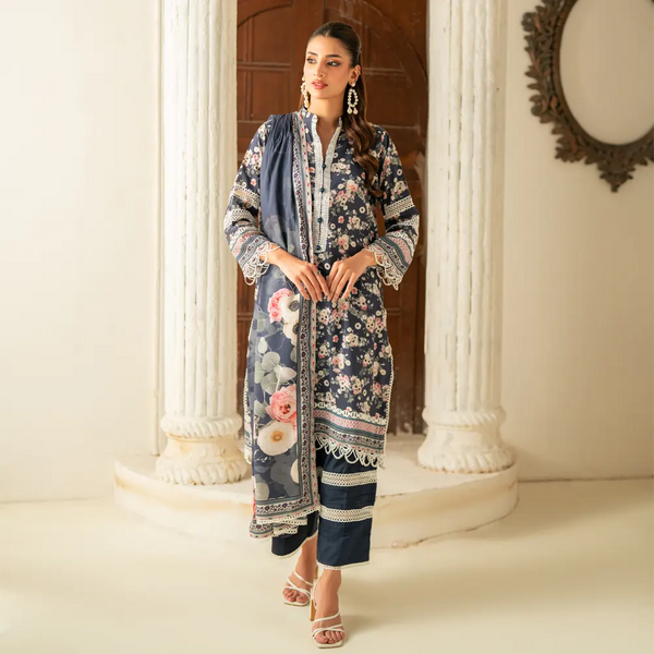 Salina Printed Linen By Regalia - SLV1-5