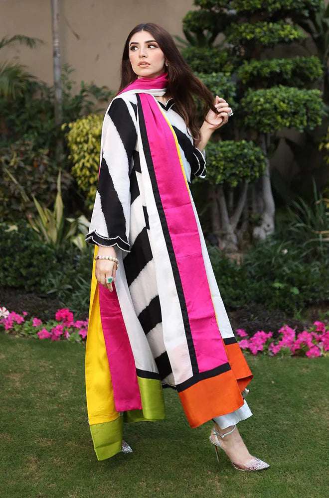 LULUSAR Silk 3PC Digital Printed - 866