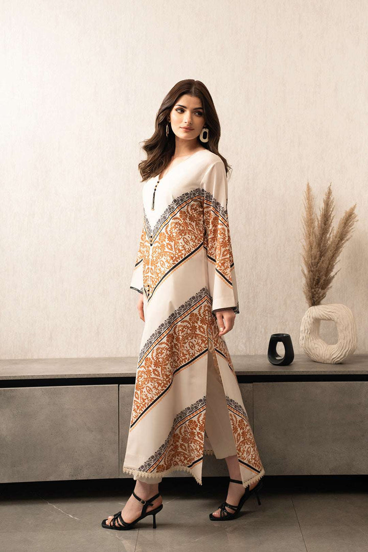 Rubab Closet's 2PC Winter Digital Printed Silk - 851