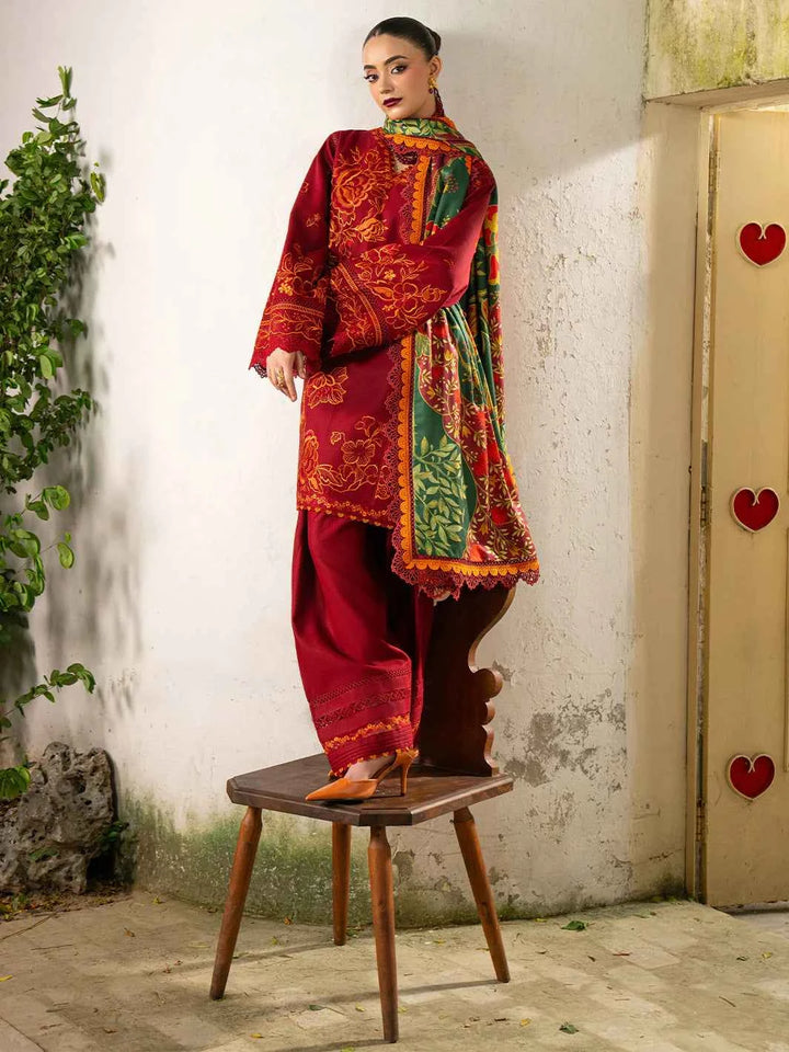 Gulrukh By Bin Ilyas 63-B | 3 PC Khaddar