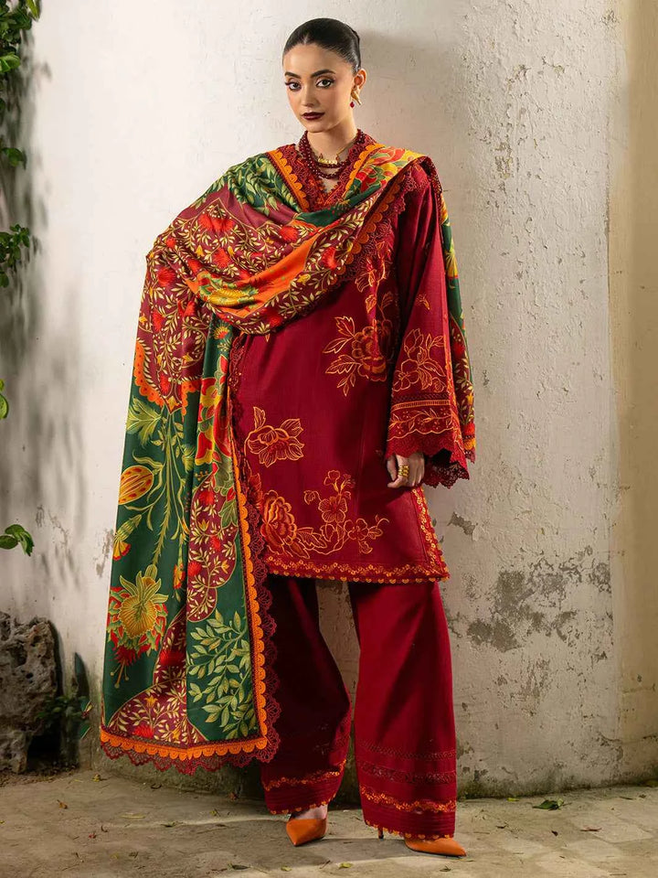 Gulrukh By Bin Ilyas 63-B | 3 PC Khaddar