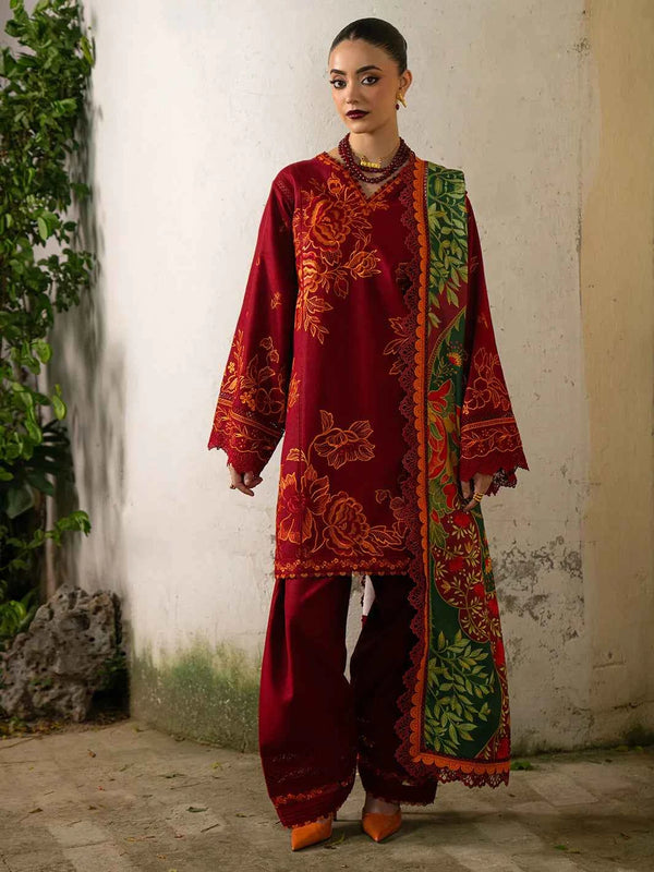 Gulrukh By Bin Ilyas 63-B | 3 PC Khaddar